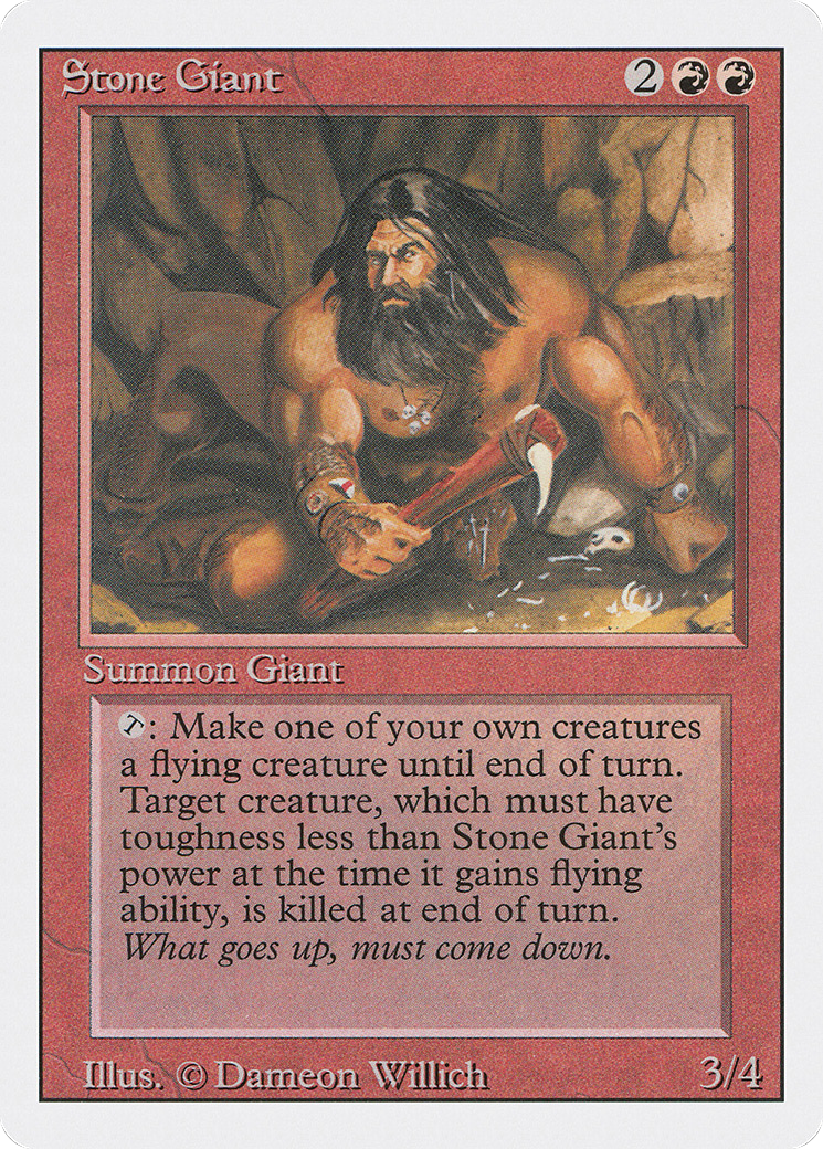 Stone Giant (3ED-179) [Revised Edition] MTG Single Wizards of the Coast
