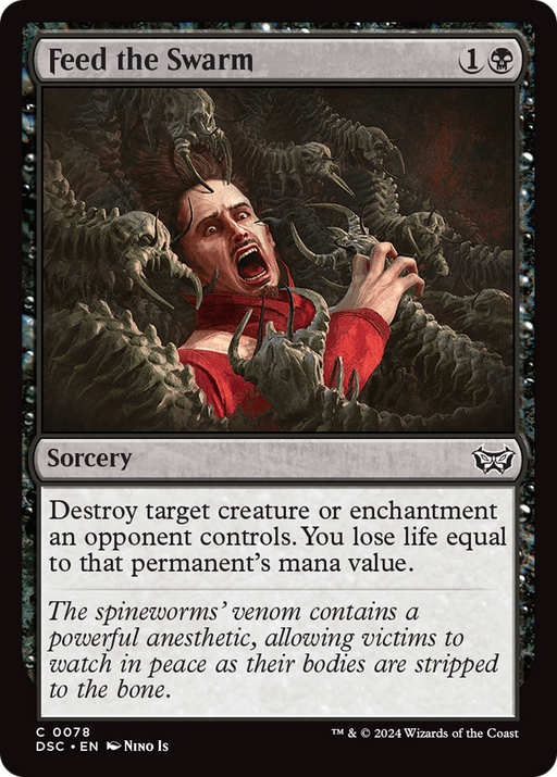 Feed the Swarm (DSC-078) [Duskmourn: House of Horror Commander] MTG Single Wizards of the Coast