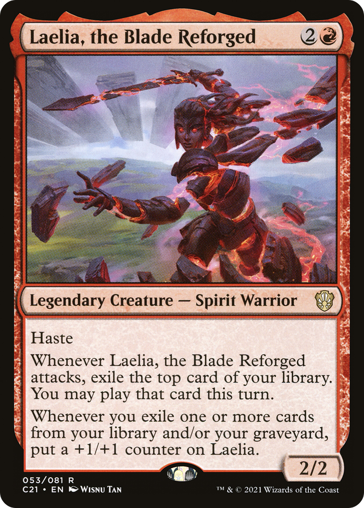 Laelia, the Blade Reforged (C21-053) [Commander 2021] MTG Single Wizards of the Coast
