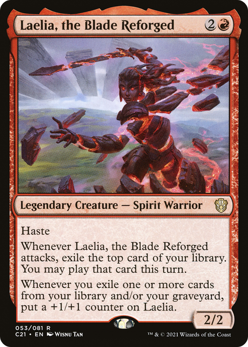 Laelia, the Blade Reforged (C21-053) [Commander 2021] MTG Single Wizards of the Coast