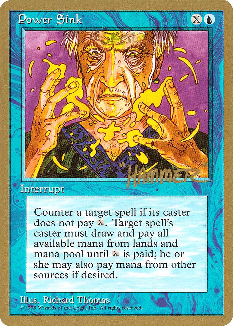 Power Sink (WCD-SHR93) [Misc] Pro Tour Collector Set MTG Single Wizards of the Coast