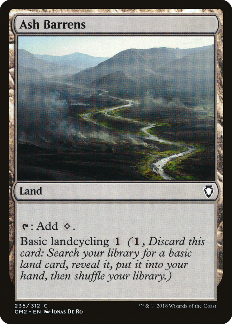Ash Barrens (CM2-235) [Commander Anthology Volume II] MTG Single Wizards of the Coast