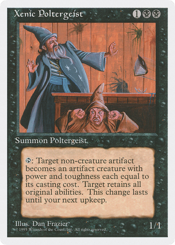 Xenic Poltergeist (4ED-173) [Fourth Edition] MTG Single Wizards of the Coast
