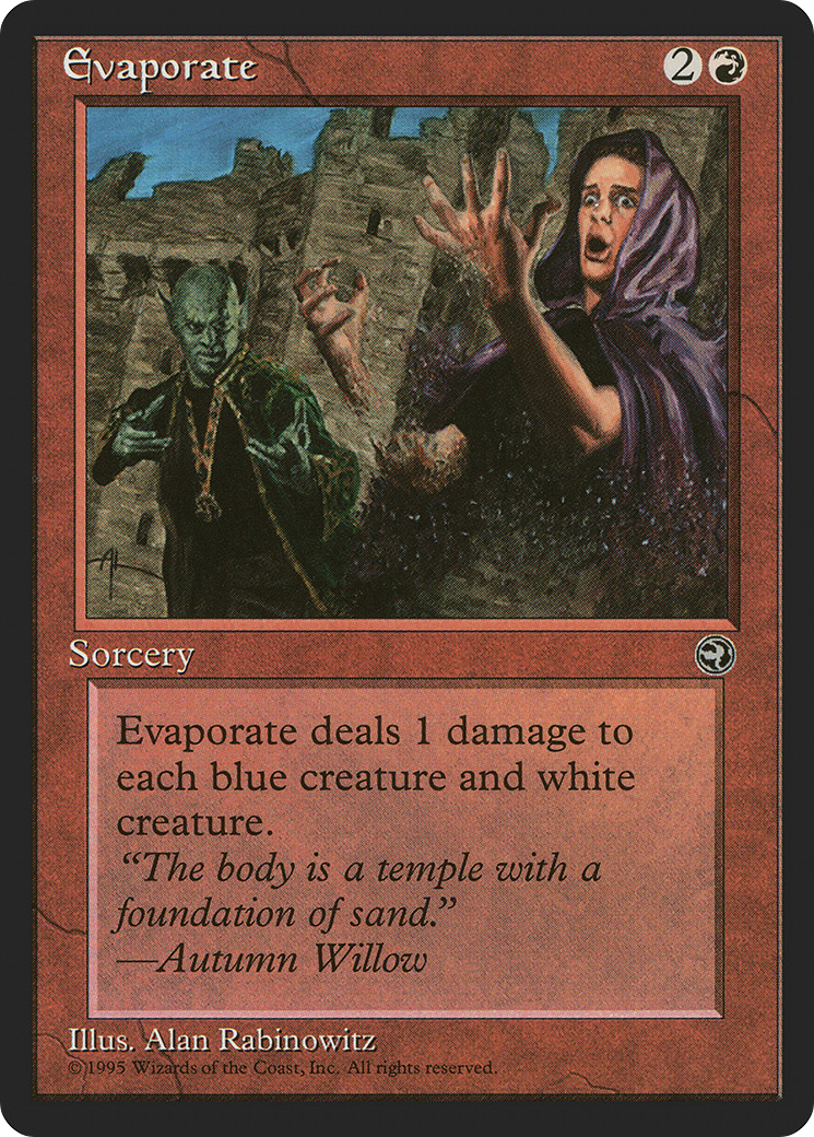 Evaporate (HML-074) [Homelands] MTG Single Wizards of the Coast