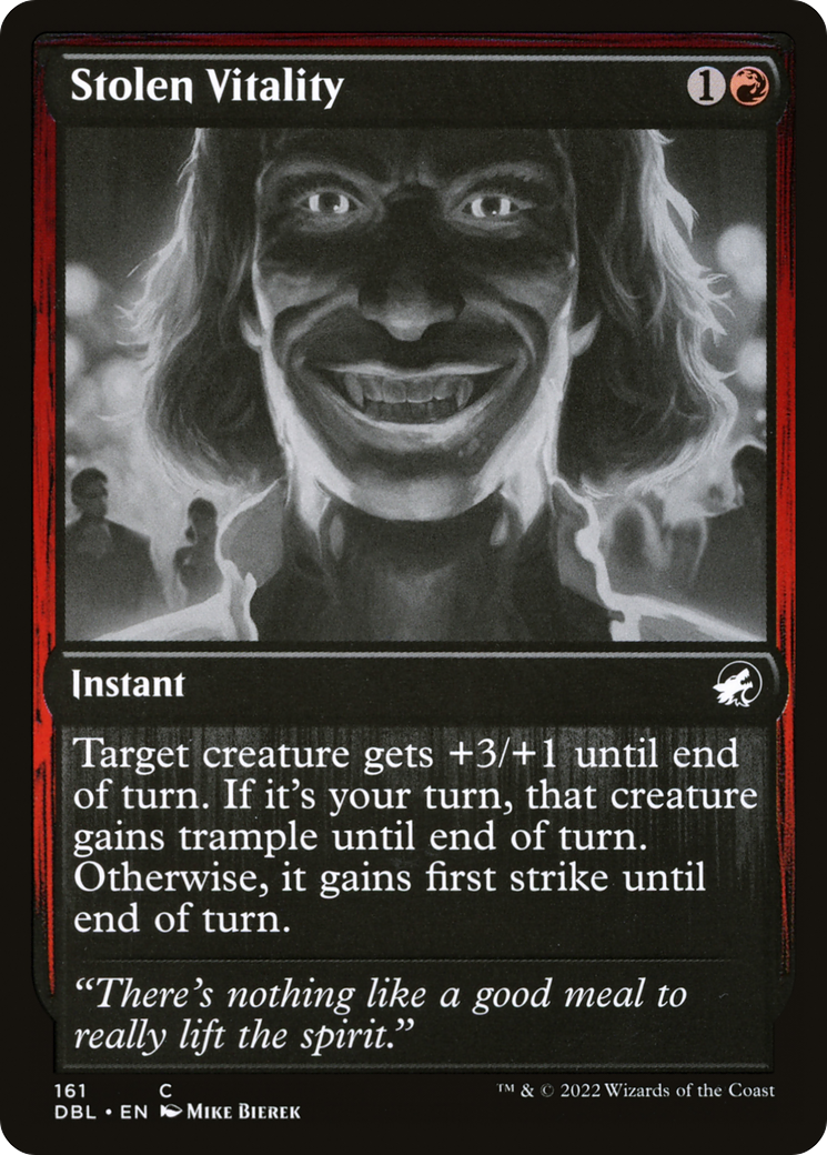 Stolen Vitality (DBL-161) [Innistrad: Double Feature] Foil MTG Single Wizards of the Coast