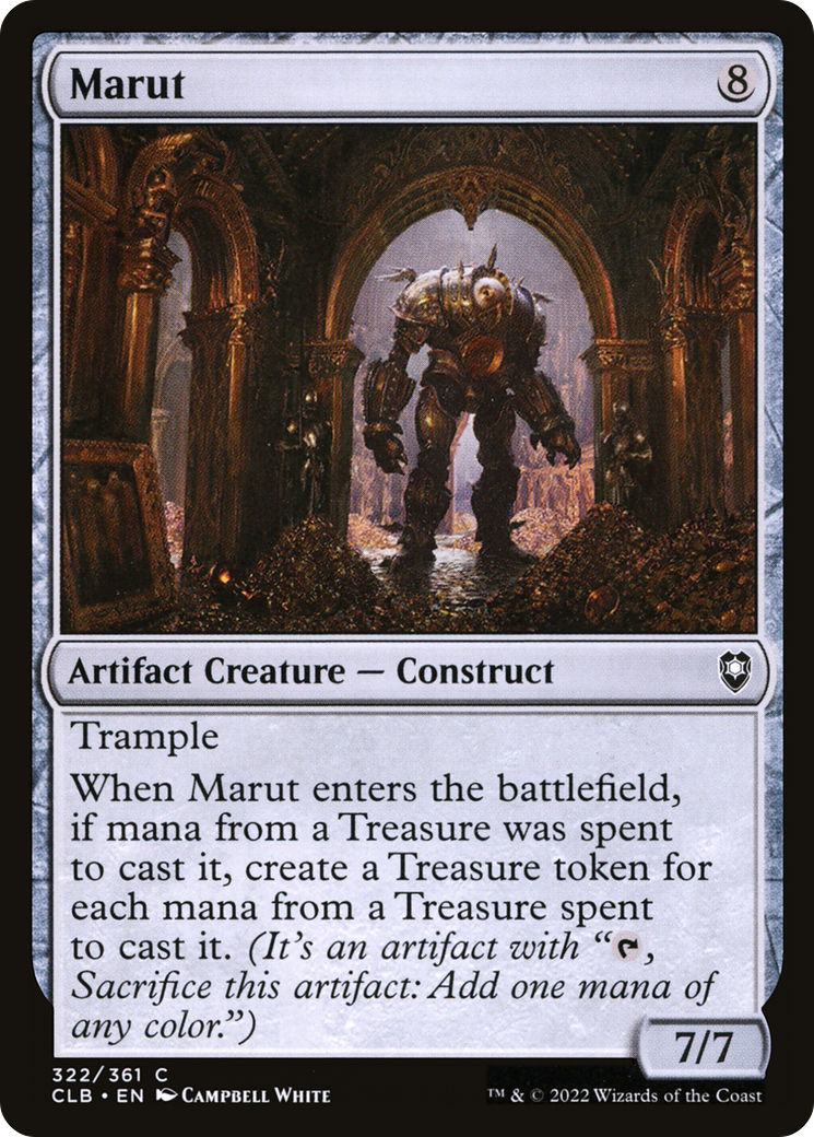 Marut (CLB-322) [Commander Legends: Battle for Baldur's Gate] Foil MTG Single Wizards of the Coast