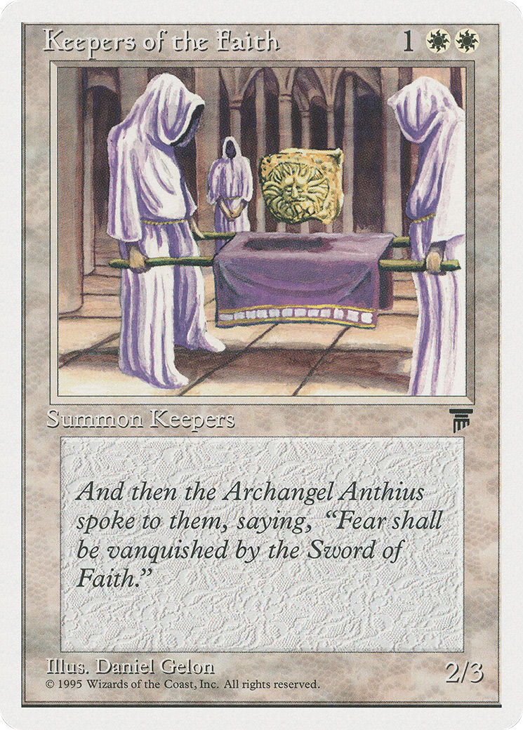 Keepers of the Faith (CHR-009) [Chronicles] MTG Single Wizards of the Coast