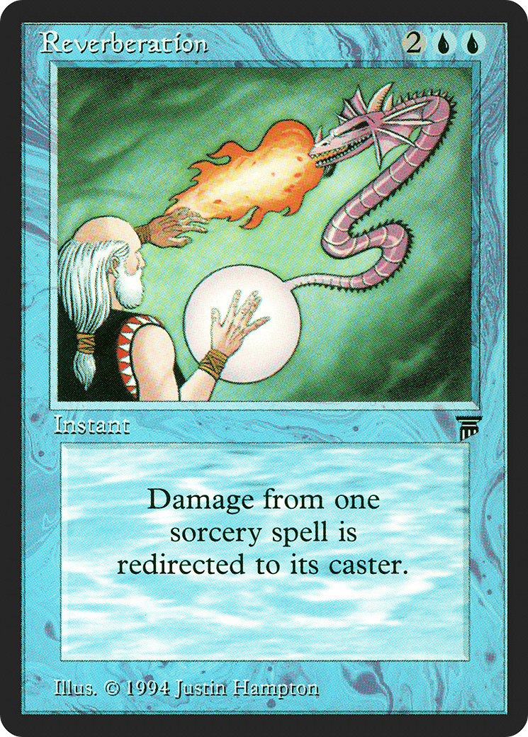 Reverberation (LEG-074) [Oldschool] Legends MTG Single Wizards of the Coast