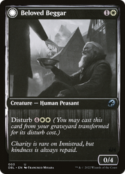 Beloved Beggar (DBL-003) [Innistrad: Double Feature] Foil MTG Single Wizards of the Coast