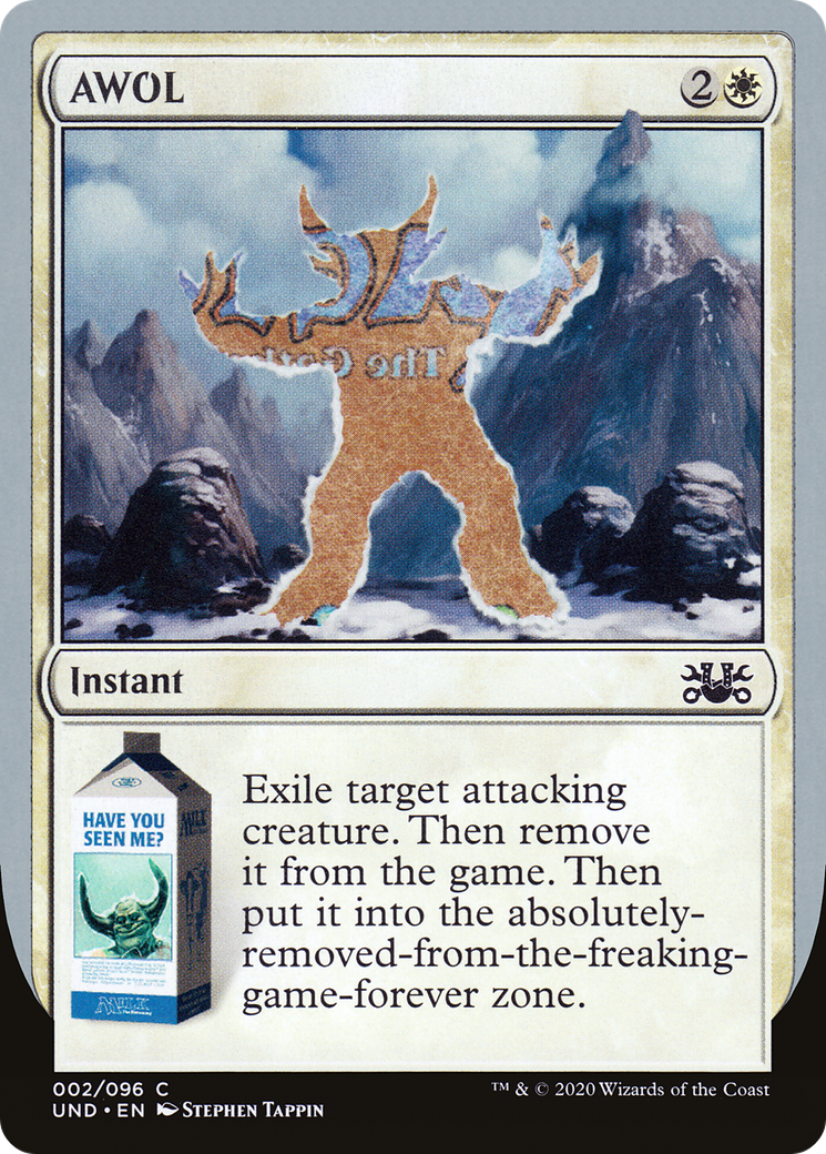 AWOL (UND-002) [Unsanctioned] MTG Single Wizards of the Coast