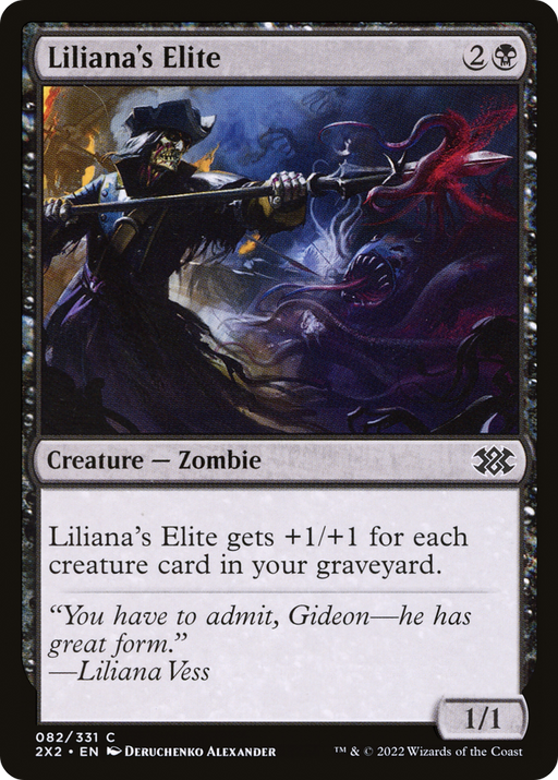 Liliana's Elite (2X2-082) [Double Masters 2022] Foil MTG Single Wizards of the Coast