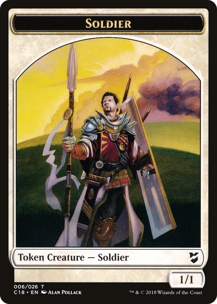Soldier (TC18-006) [Tokens] Commander 2018 Tokens MTG Single Wizards of the Coast