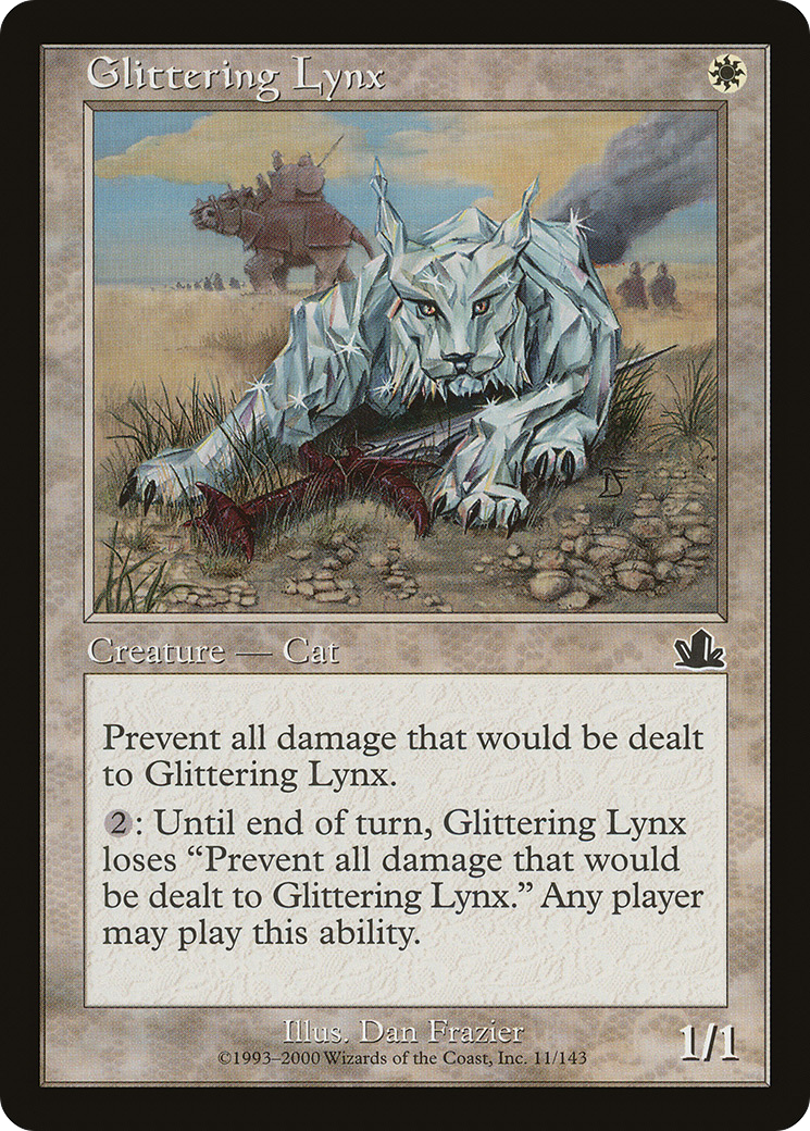 Glittering Lynx (PCY-011) [Prophecy] Foil MTG Single Wizards of the Coast