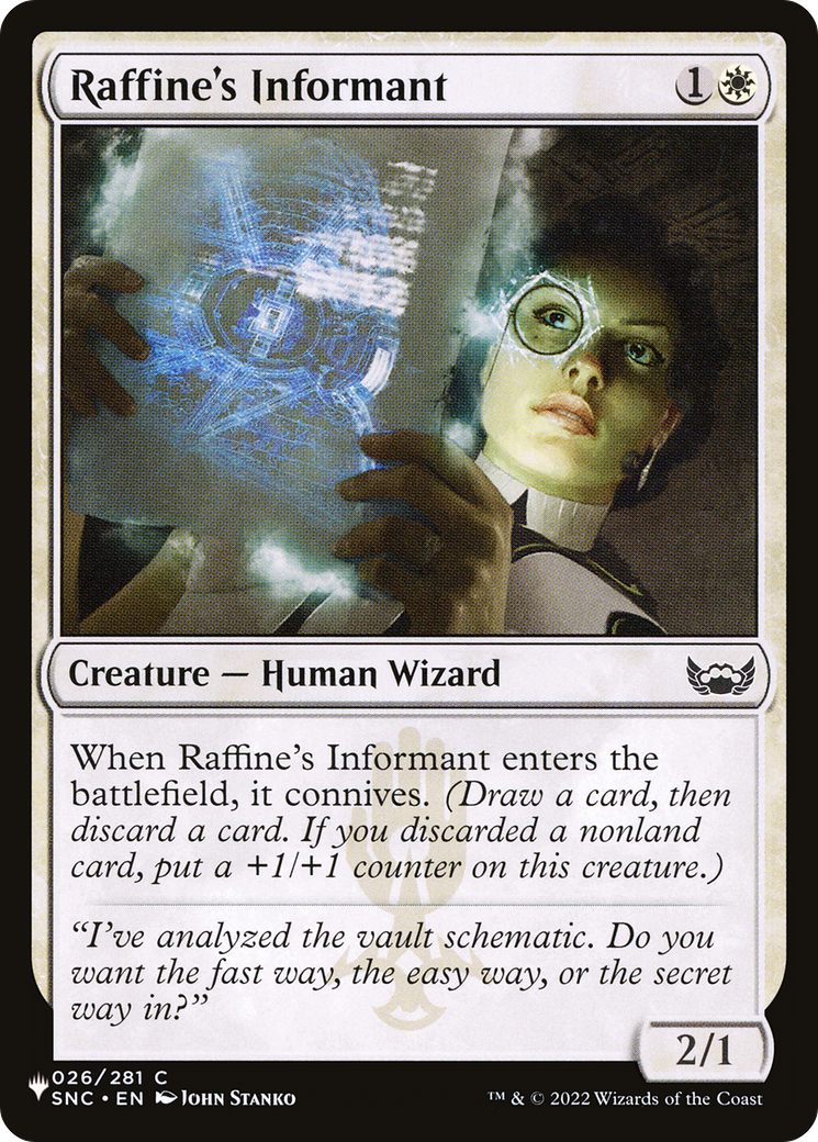 Raffine's Informant (LIST-SNC-26) [Mystery Booster] The List MTG Single Wizards of the Coast