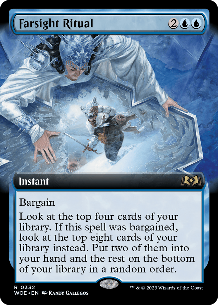 Farsight Ritual (WOE-332) [Wilds of Eldraine] (Extended Art) Foil MTG Single Wizards of the Coast