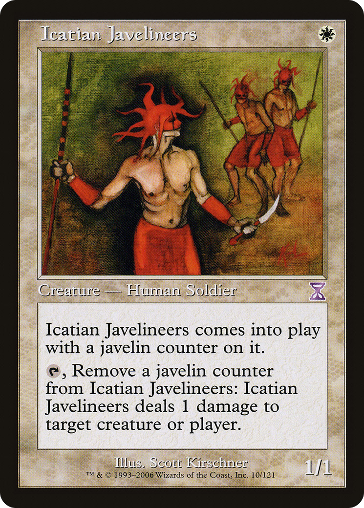 Icatian Javelineers (TSB-010) [Time Spiral Timeshifted] MTG Single Wizards of the Coast