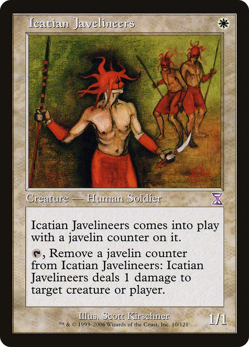 Icatian Javelineers (TSB-010) [Time Spiral Timeshifted] MTG Single Wizards of the Coast