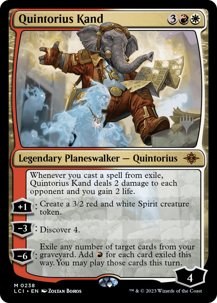 Quintorius Kand (PPLCI-238) [The Lost Caverns of Ixalan Promos] MTG Single Wizards of the Coast