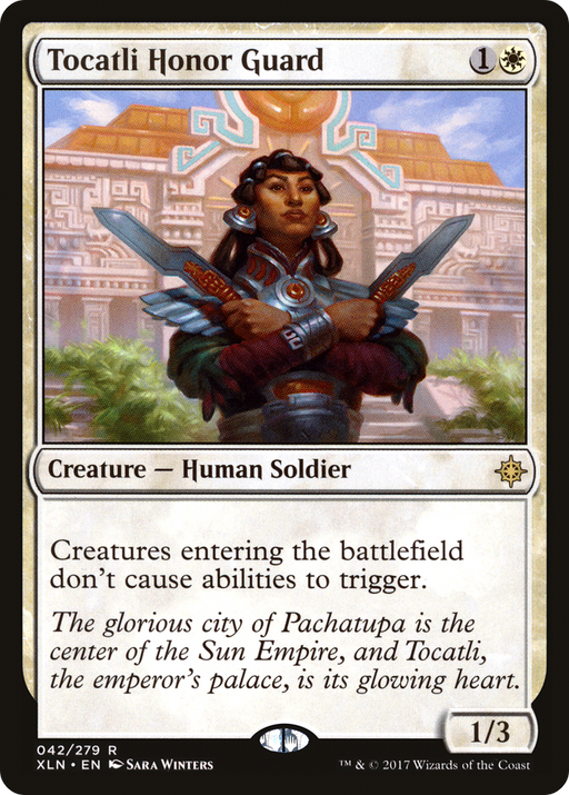 Tocatli Honor Guard (XLN-042) [Ixalan] Foil MTG Single Wizards of the Coast