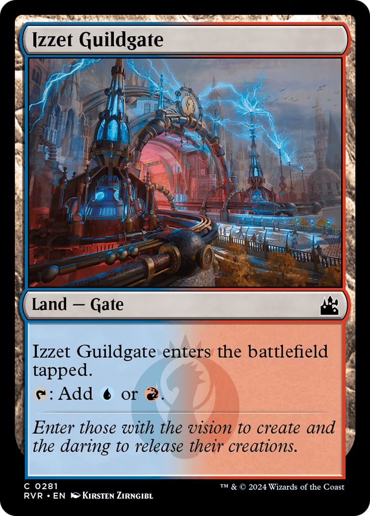 Izzet Guildgate (RVR-281) [Ravnica Remastered] MTG Single Wizards of the Coast