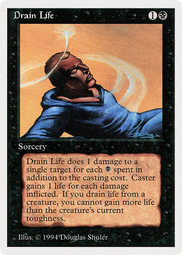 Drain Life (SUM-106) [Misc] Summer Magic / Edgar MTG Single Wizards of the Coast