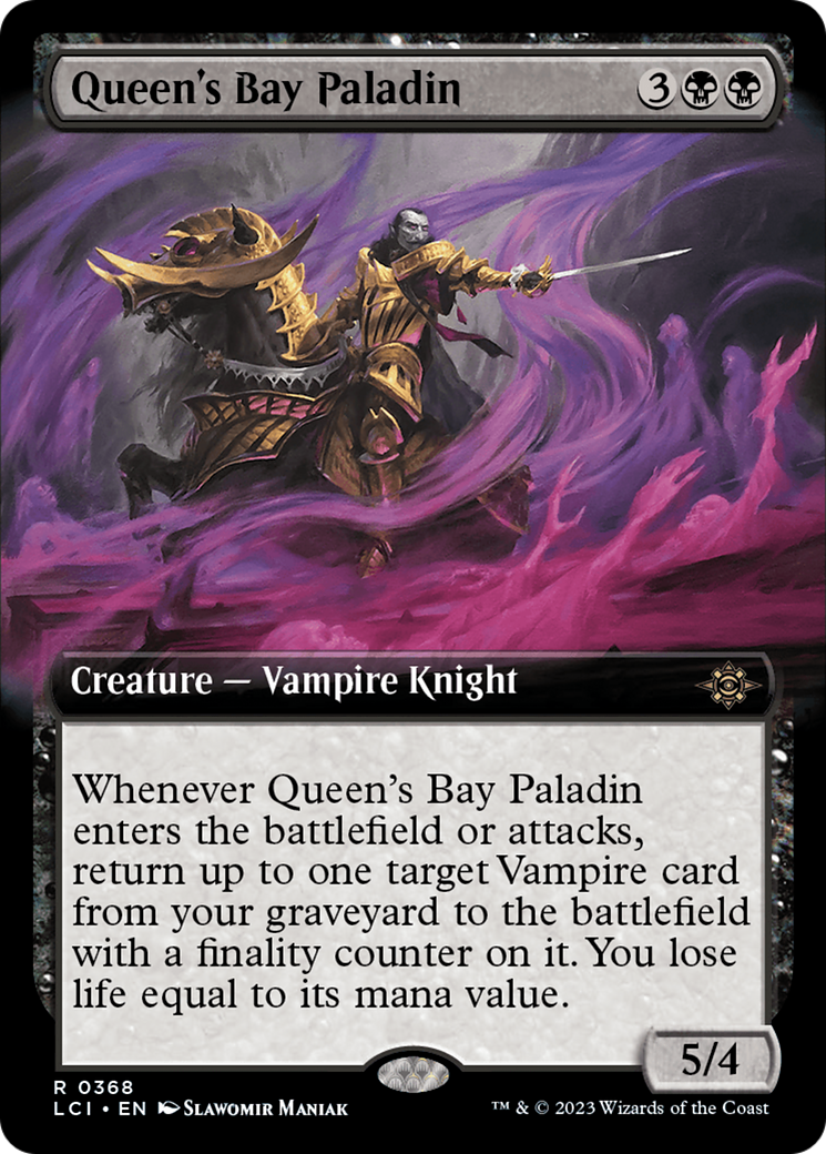 Queen's Bay Paladin (LCI-368) [The Lost Caverns of Ixalan] (Extended Art) MTG Single Wizards of the Coast