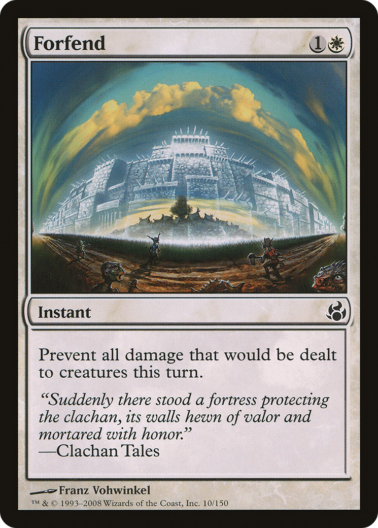 Forfend (MOR-010) [Morningtide] Foil MTG Single Wizards of the Coast