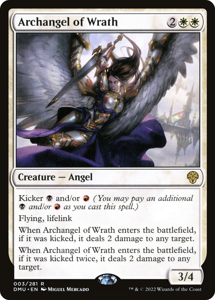 Archangel of Wrath (PPDMU-003) [Dominaria United Promos] MTG Single Wizards of the Coast