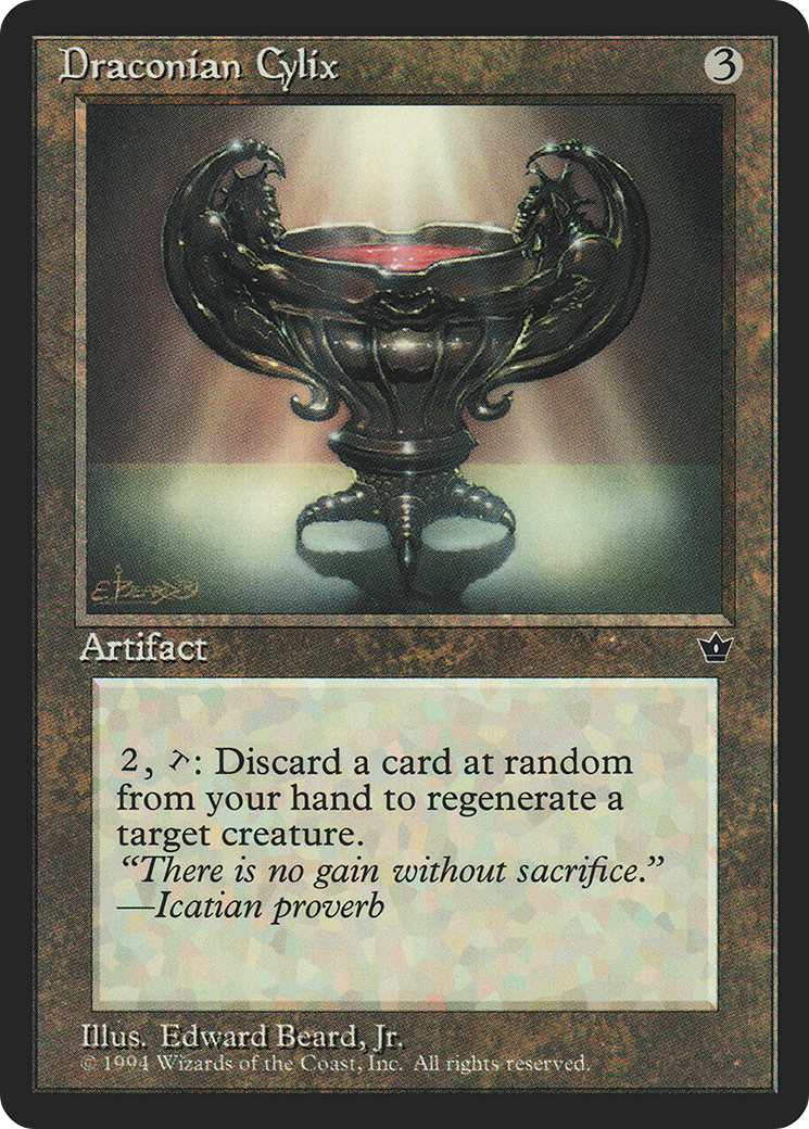 Draconian Cylix (FEM-) [Fallen Empires] MTG Single Wizards of the Coast