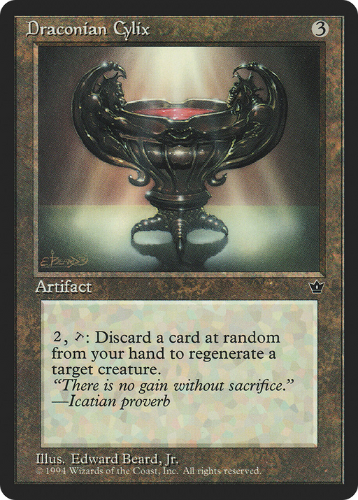 Draconian Cylix (FEM-) [Fallen Empires] MTG Single Wizards of the Coast