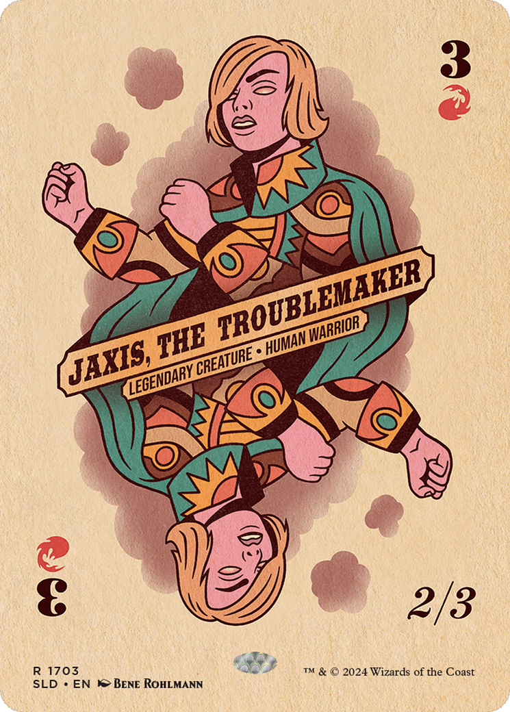 Jaxis, the Troublemaker (SLD-1703) [Secret Lair] Drop (Borderless) MTG Single Wizards of the Coast