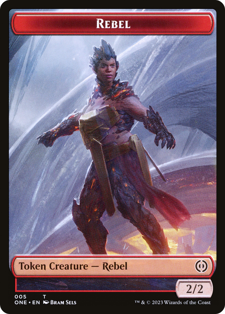 Rebel (TONE-005) [Tokens] Phyrexia: All Will Be One Tokens MTG Single Wizards of the Coast