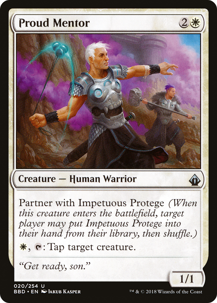 Proud Mentor (BBD-020) [Battlebond] MTG Single Wizards of the Coast