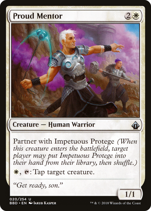 Proud Mentor (BBD-020) [Battlebond] MTG Single Wizards of the Coast