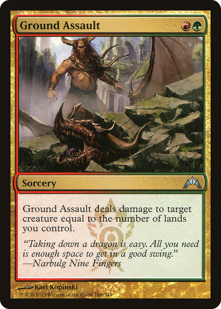 Ground Assault (GTC-168) [Gatecrash] MTG Single Wizards of the Coast