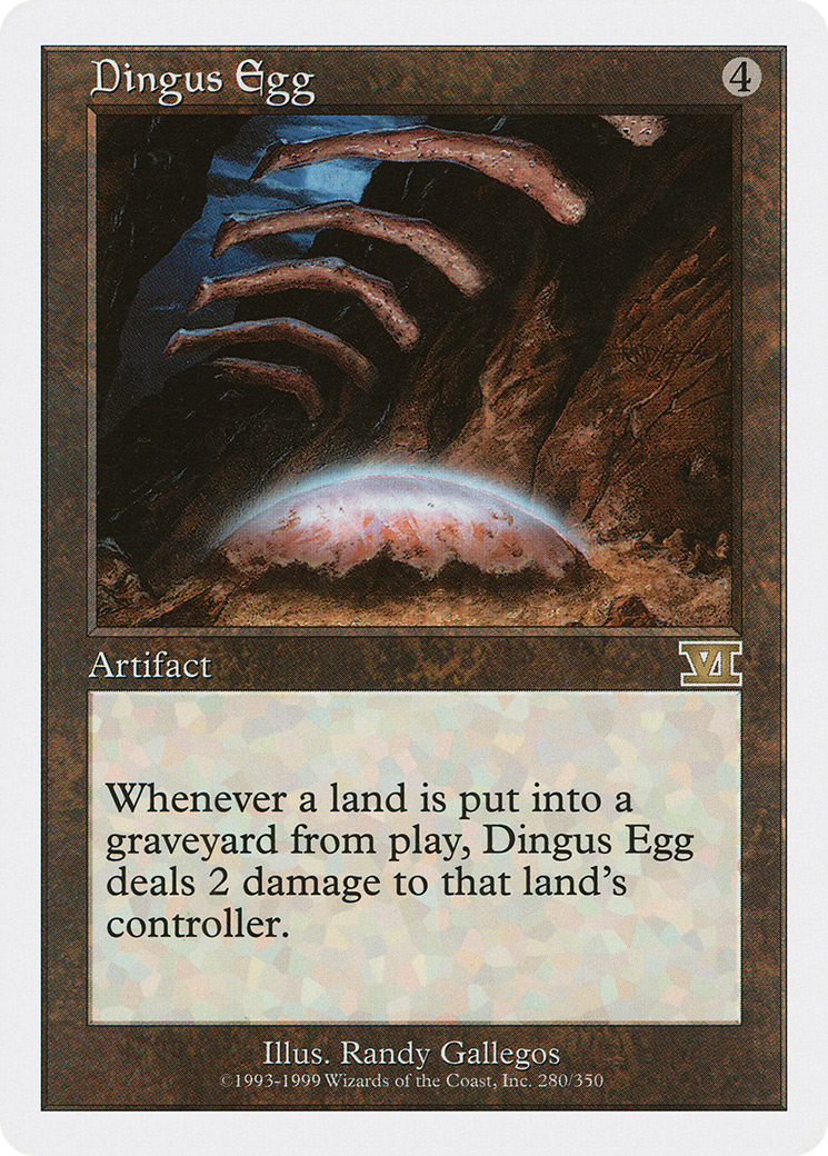 Dingus Egg (6ED-280) [Classic Sixth Edition] MTG Single Wizards of the Coast