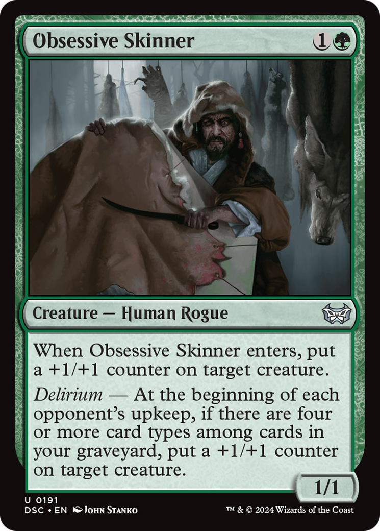 Obsessive Skinner (DSC-191) [Duskmourn: House of Horror Commander] MTG Single Wizards of the Coast