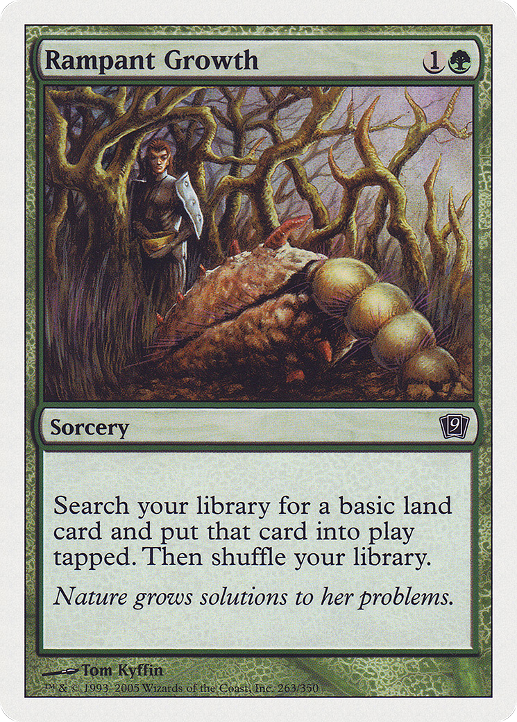 Rampant Growth (9ED-263) [9th Edition] Foil MTG Single Wizards of the Coast