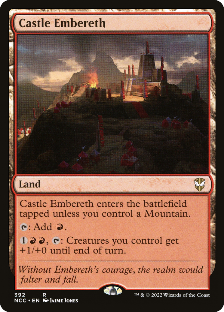 Castle Embereth (NCC-392) [New Capenna Commander] MTG Single Wizards of the Coast