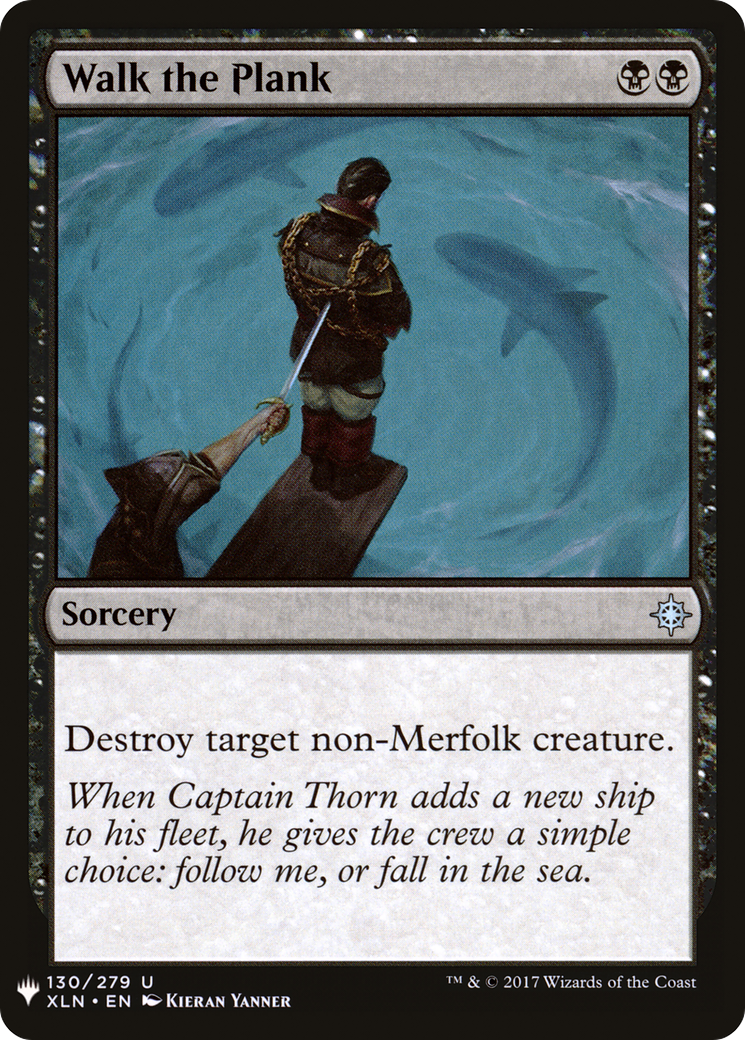 Walk the Plank (LIST-XLN-130) [Mystery Booster] The List MTG Single Wizards of the Coast