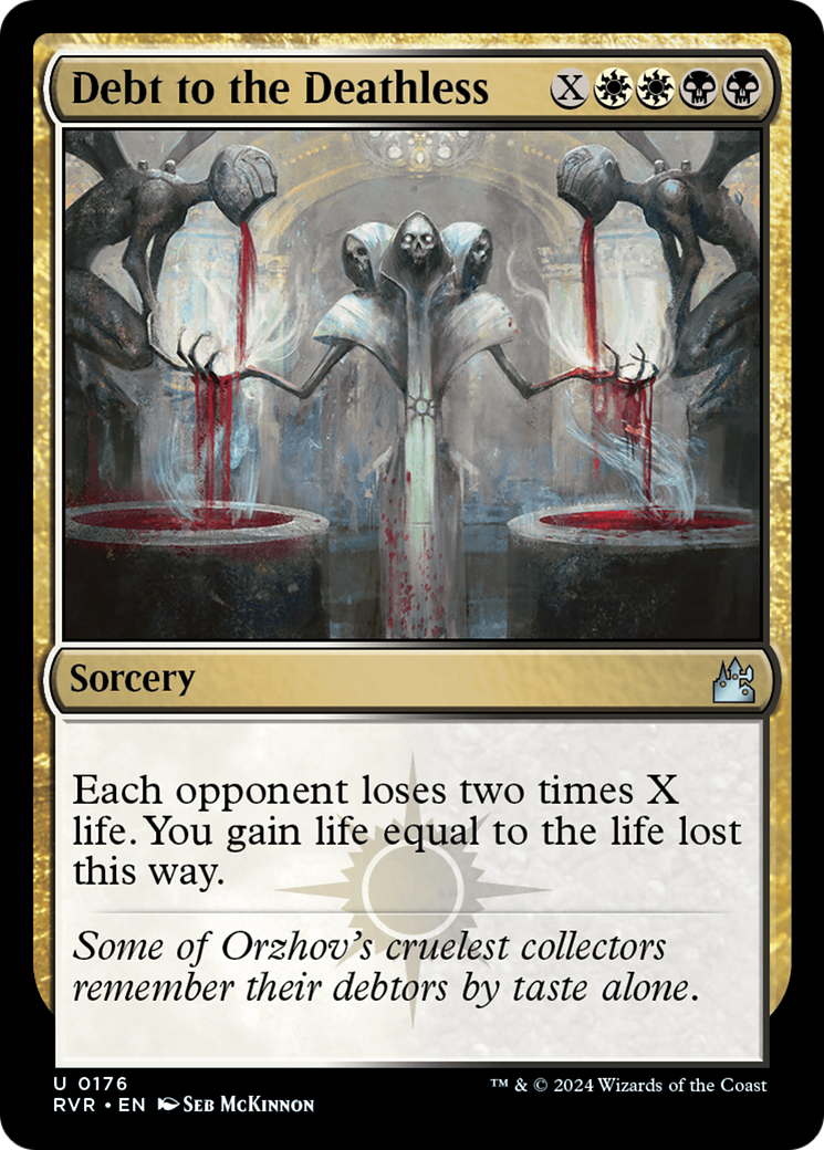 Debt to the Deathless (RVR-176) [Ravnica Remastered] Foil MTG Single Wizards of the Coast