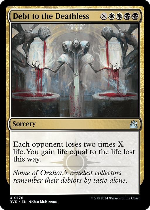 Debt to the Deathless (RVR-176) [Ravnica Remastered] Foil MTG Single Wizards of the Coast