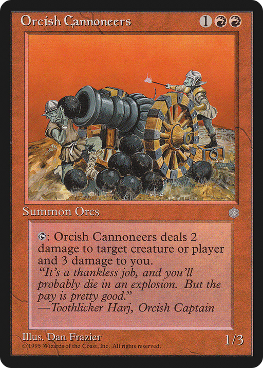 Orcish Cannoneers (ICE-205) [Ice Age] MTG Single Wizards of the Coast