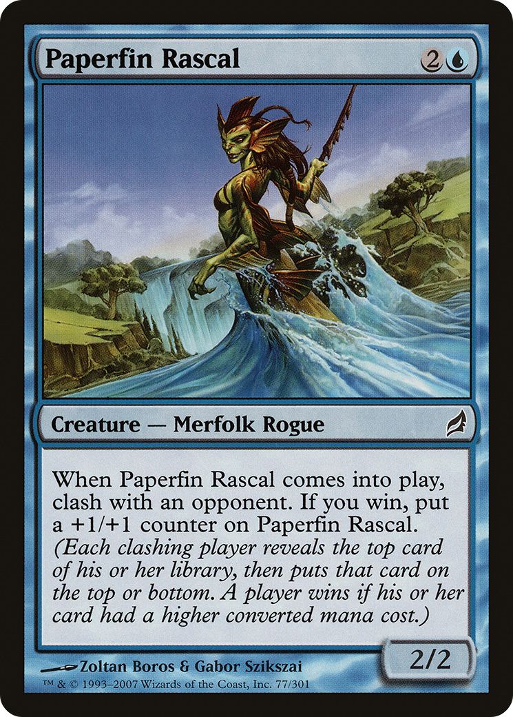 Paperfin Rascal (LRW-077) [Lorwyn] MTG Single Wizards of the Coast