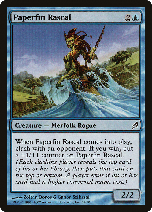 Paperfin Rascal (LRW-077) [Lorwyn] MTG Single Wizards of the Coast