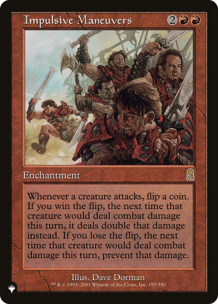 Impulsive Maneuvers (LIST-ODY-197) [Mystery Booster] The List MTG Single Wizards of the Coast