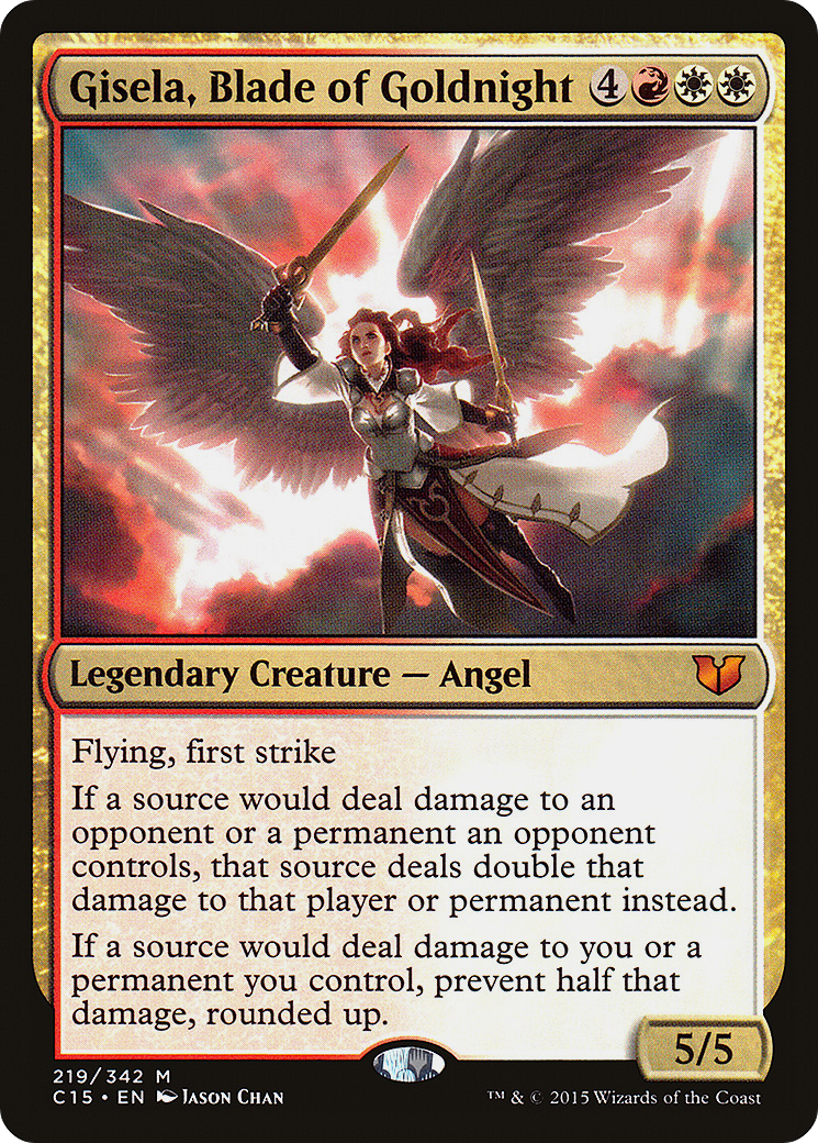 Gisela, Blade of Goldnight (C15-219) [Commander 2015] MTG Single Wizards of the Coast