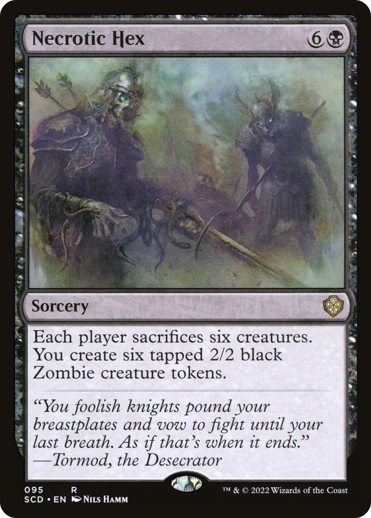 Necrotic Hex (SCD-095) [Starter Commander Decks] MTG Single Wizards of the Coast