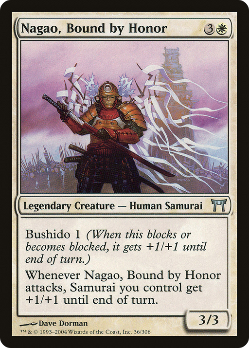 Nagao, Bound by Honor (CHK-036) [Champions of Kamigawa] MTG Single Wizards of the Coast