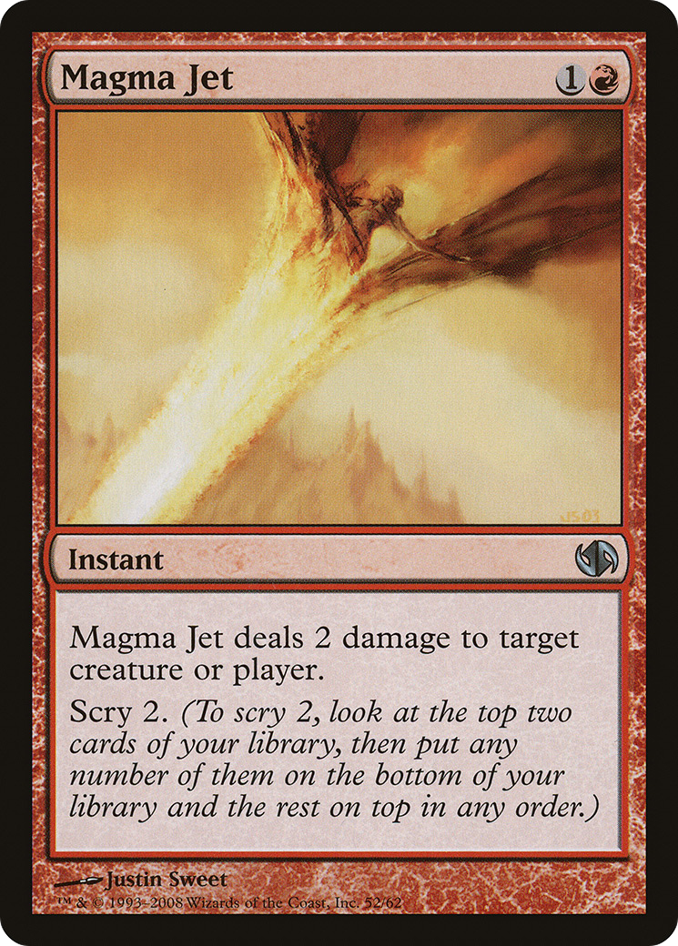 Magma Jet (DD2-052) [Misc] Duel Decks: Jace vs. Chandra MTG Single Wizards of the Coast